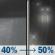 Tonight: A chance of rain showers before 1am, then a chance of rain. Cloudy, with a low around 44. Northeast wind around 15 mph, with gusts as high as 25 mph. Chance of precipitation is 50%. Tonight: Chance Rain Showers then Chance Light Rain
