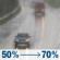 Today: Rain likely. Cloudy, with a high near 62. East wind 5 to 10 mph. Chance of precipitation is 70%. Today: Light Rain Likely