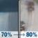Saturday: Rain showers before 4pm, then rain. Cloudy, with a high near 53. East wind 5 to 10 mph. Chance of precipitation is 80%. Saturday: Rain Showers then Light Rain