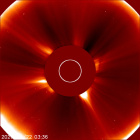 Latest LASCO C2 image of the Sun