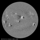 Latest SDO/HMI Magnetogram image of the Sun