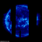 Click for time-lapse image of the sun